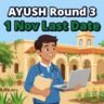 Bihar AYUSH UG Round 3 counselling 1 November last date