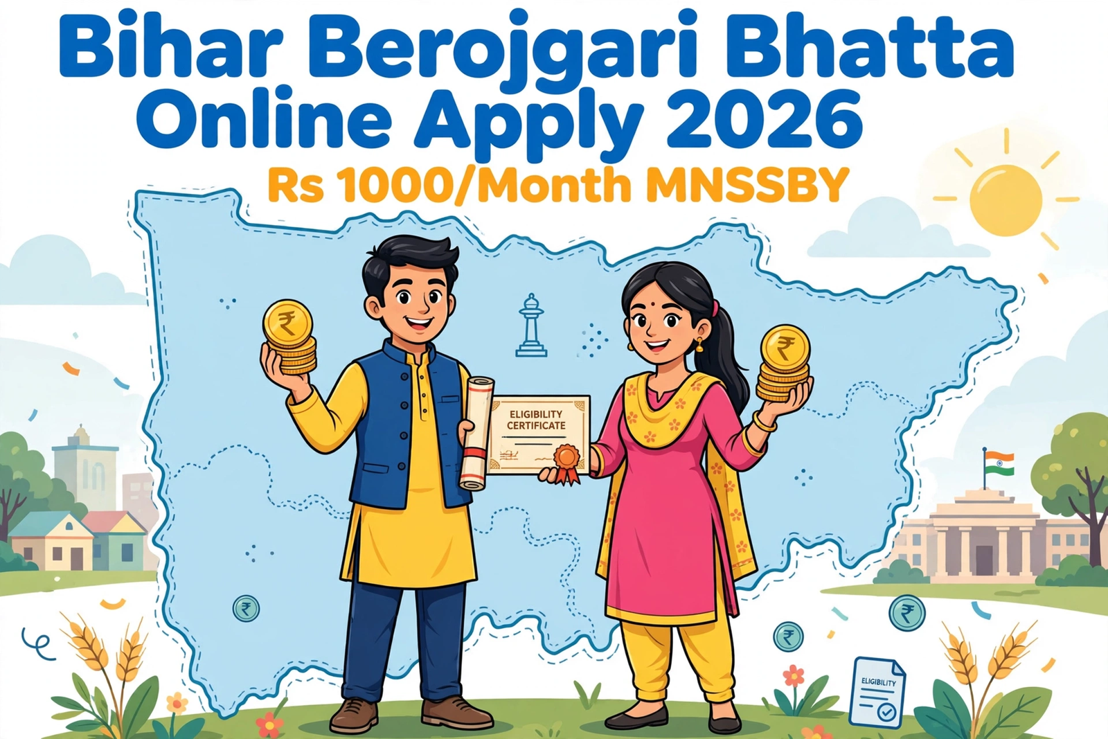 Bihar Berojgari Bhatta Online Apply Kaise Kare: MNSSBY Me 1000 Rupaye Mahina