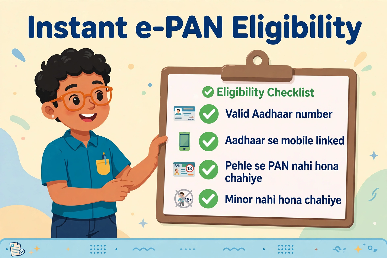 instant e-pan eligibility kaun le sakta hai