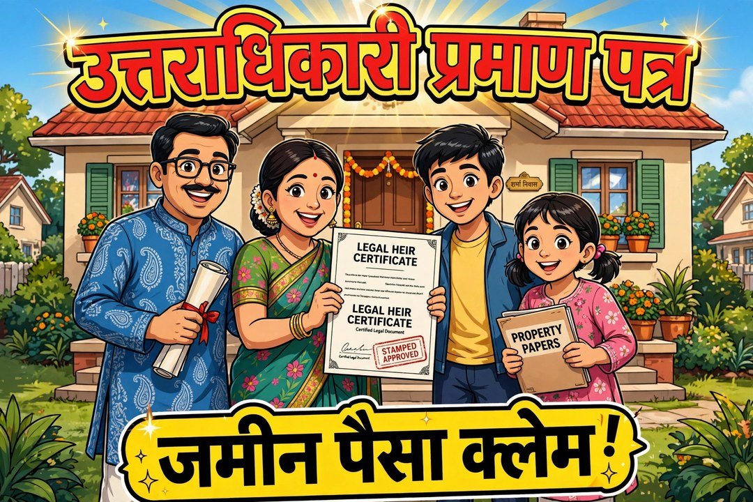 बिहार उत्तराधिकारी प्रमाण पत्र कैसे बनवाएं 2026: जमीन/पैसा क्लेम के लिए जरूरी दस्तावेज