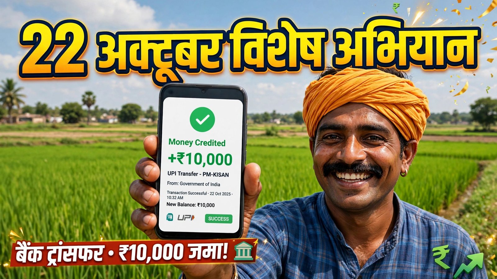 कृषि इनपुट अनुदान 22 October विशेष अभियान: पैसा नहीं मिला या आवेदन छूटा तो अब ऐसे करें 2026