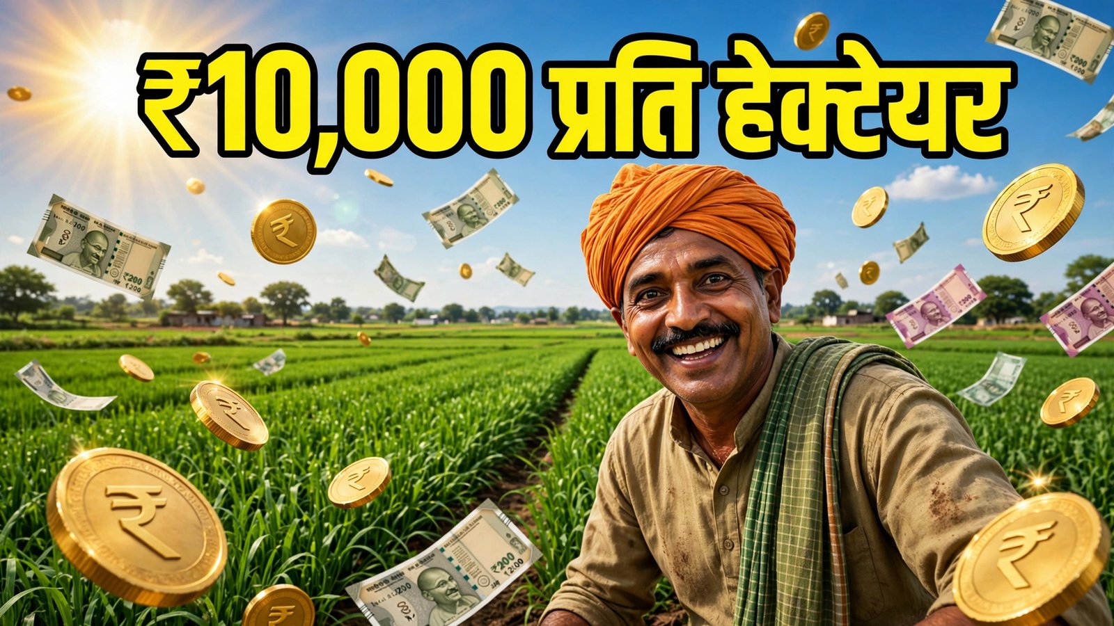 राज्य फसल सहायता योजना 2026: 31 October Last Date, बिना प्रीमियम ₹7,500-₹10,000 प्रति हेक्टेयर — Apply कैसे करें