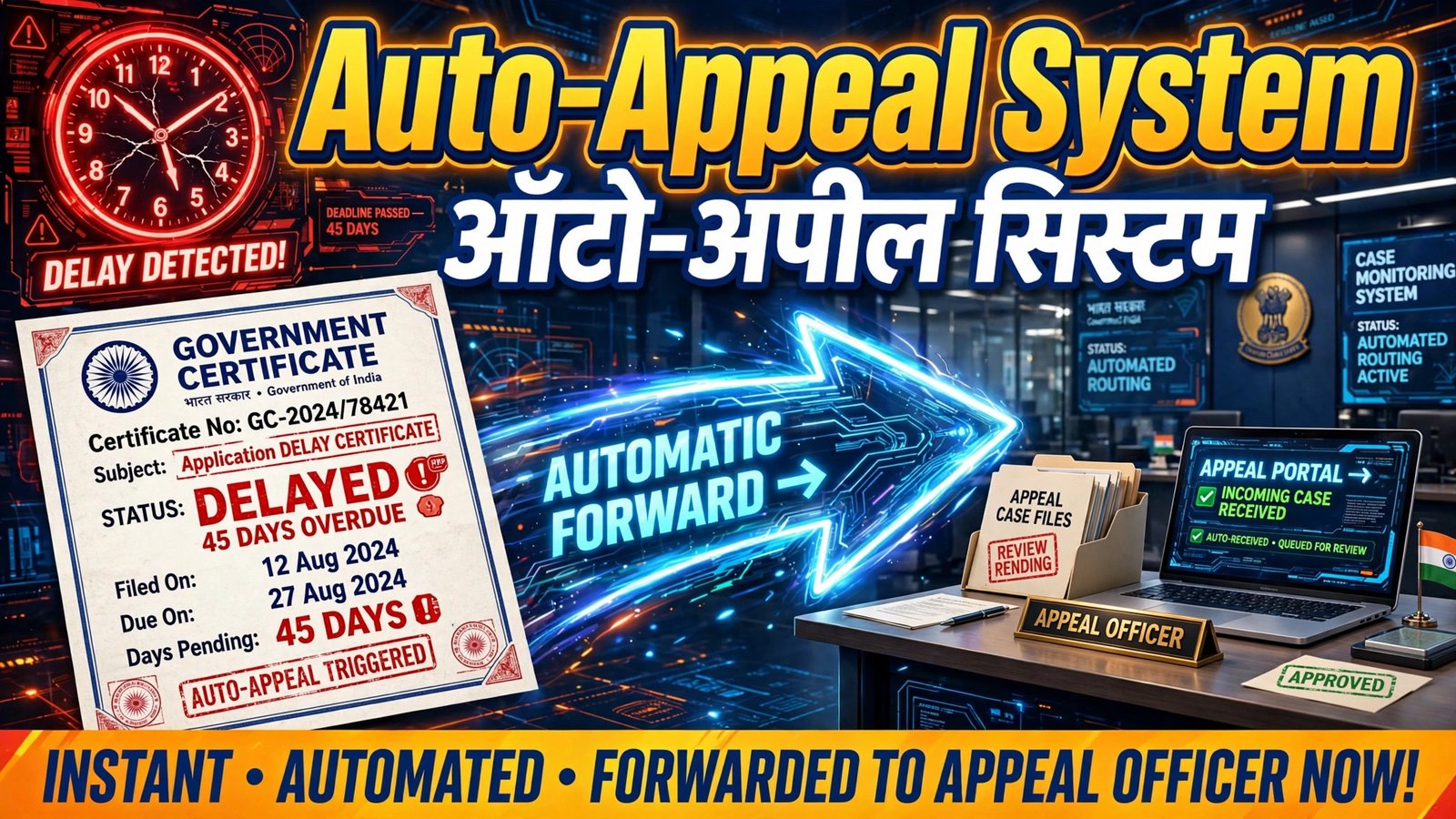 RTPS में Certificate Late हो रहा है? Auto-Appeal System खुद करेगा अपील, जानिए कैसे 2026