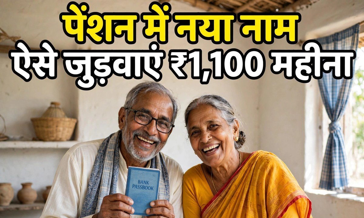 वृद्धा/विधवा पेंशन में नया नाम कैसे जुड़वाएं 2026: ₹1,100 महीना, जरूरी कागजात और आवेदन