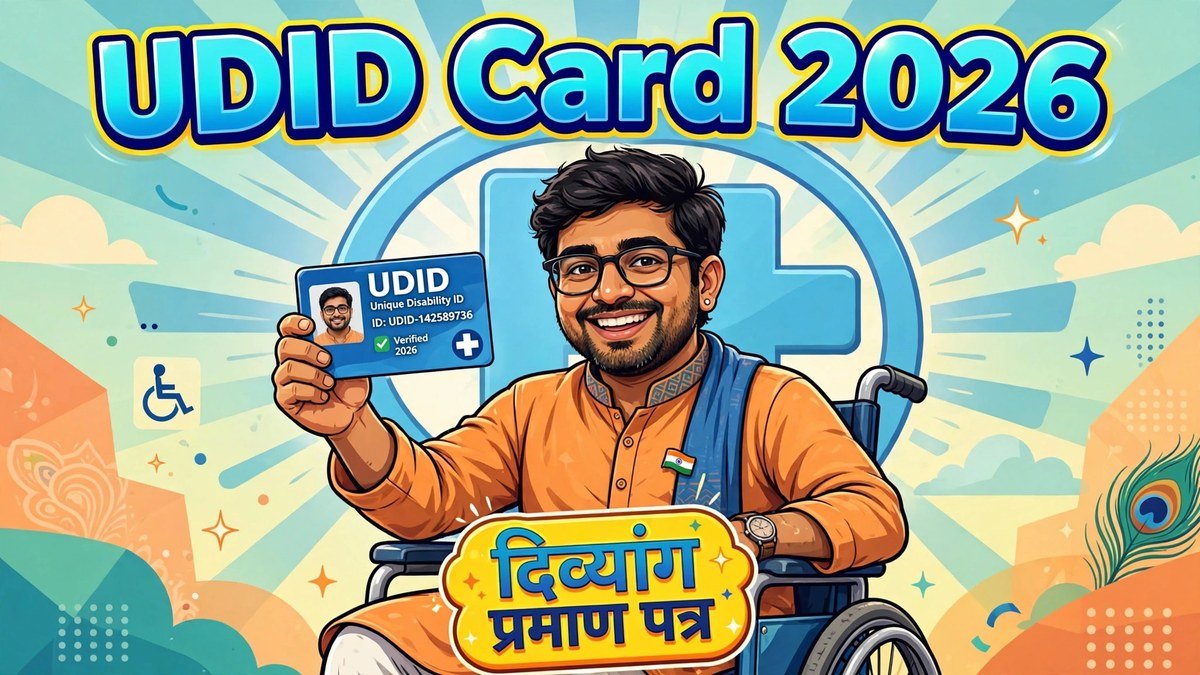बिहार दिव्यांग प्रमाण पत्र (UDID Card) कैसे बनवाएं 2026: ऑनलाइन आवेदन और जरूरी दस्तावेज