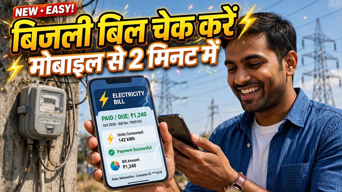 बिहार बिजली बिल कैसे चेक करें 2026: मोबाइल से NBPDCL/SBPDCL बिल देखें और डाउनलोड करें