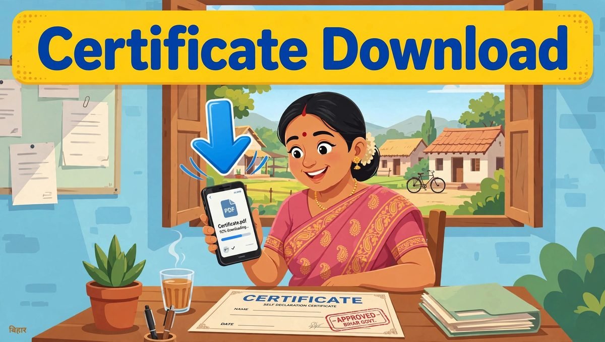 RTPS Bihar Certificate Download