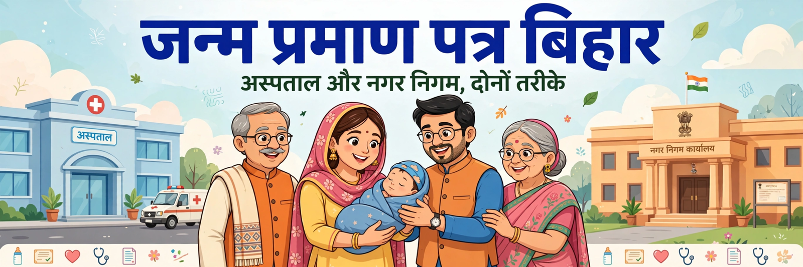 Janm Praman Patra Kaise Banaye Bihar: Hospital Aur Nagar Nigam Dono Tarike