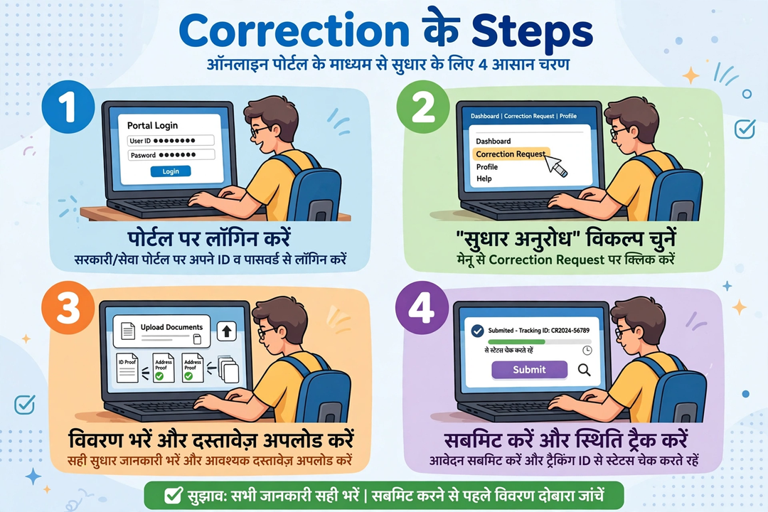 jati praman patra correction apply steps rtps hindi