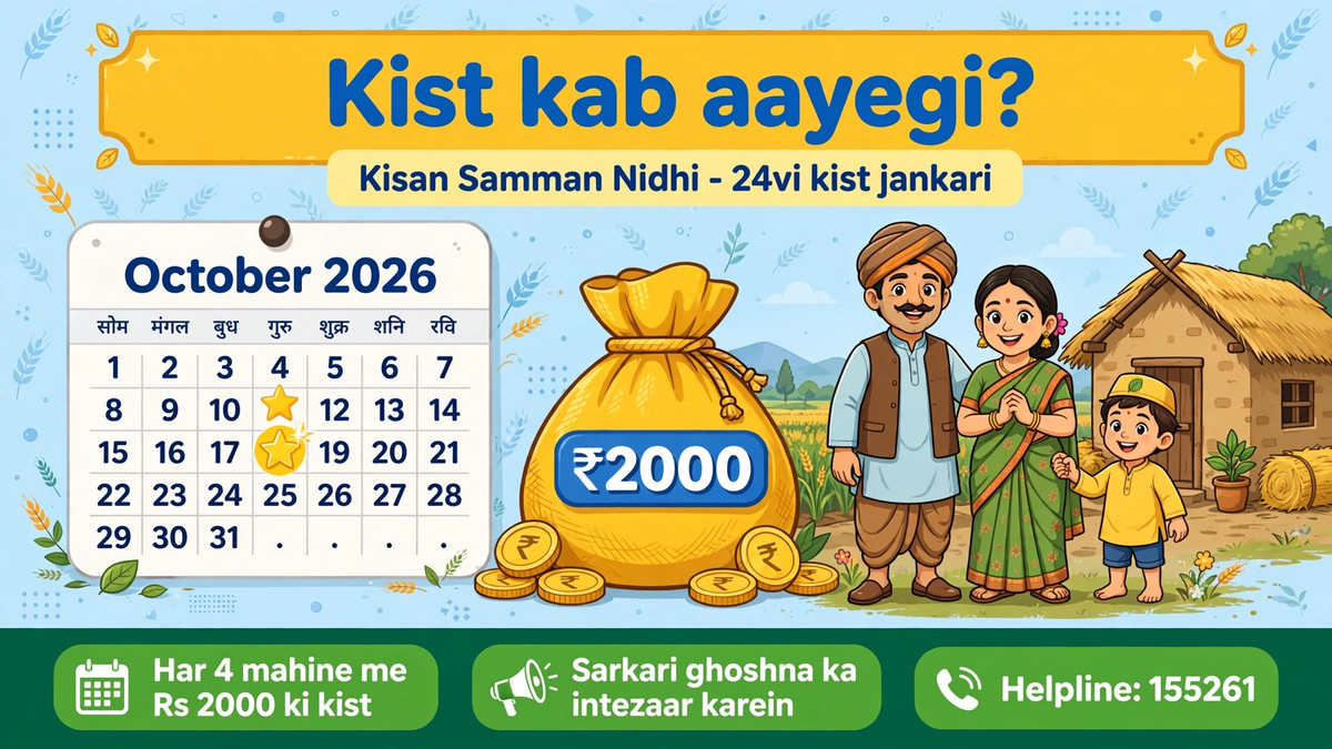 pm kisan kist kab aayegi 2000 rupaye hindi