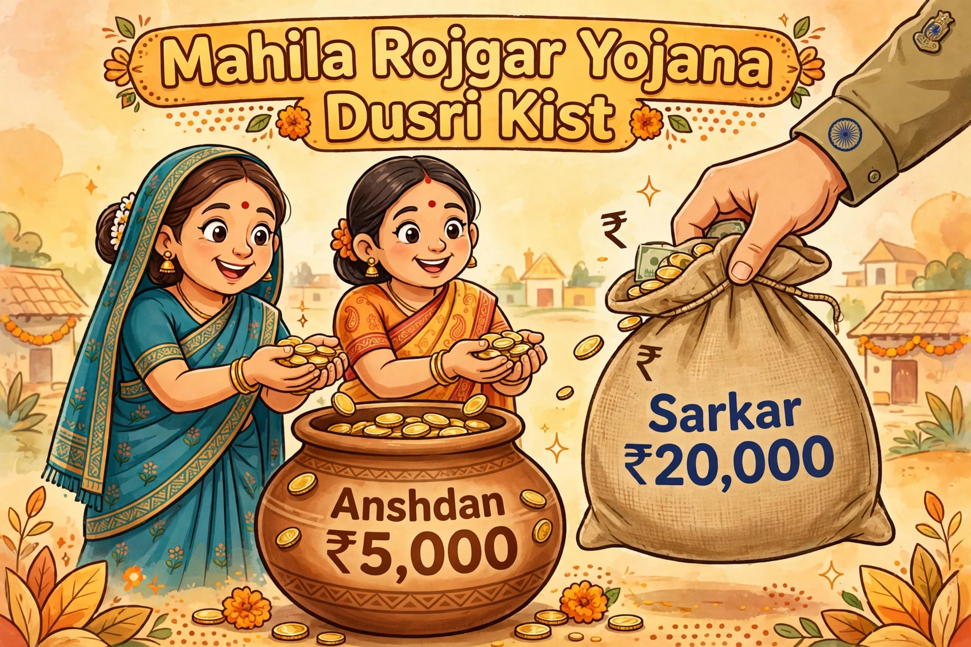Mahila Rojgar Yojana Anshdan 5000