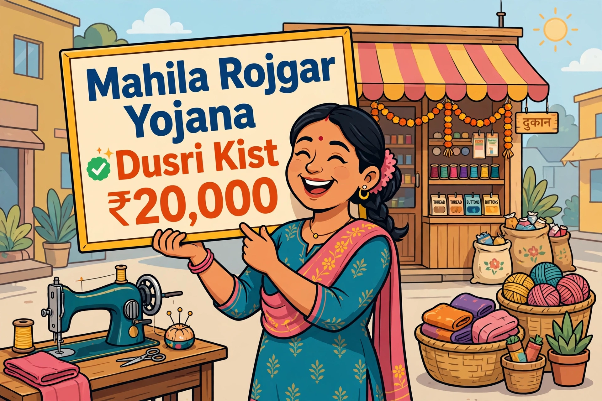 महिला रोज़गार योजना: दूसरी किश्त ₹20,000 कब आएगी? पूरी जानकारी