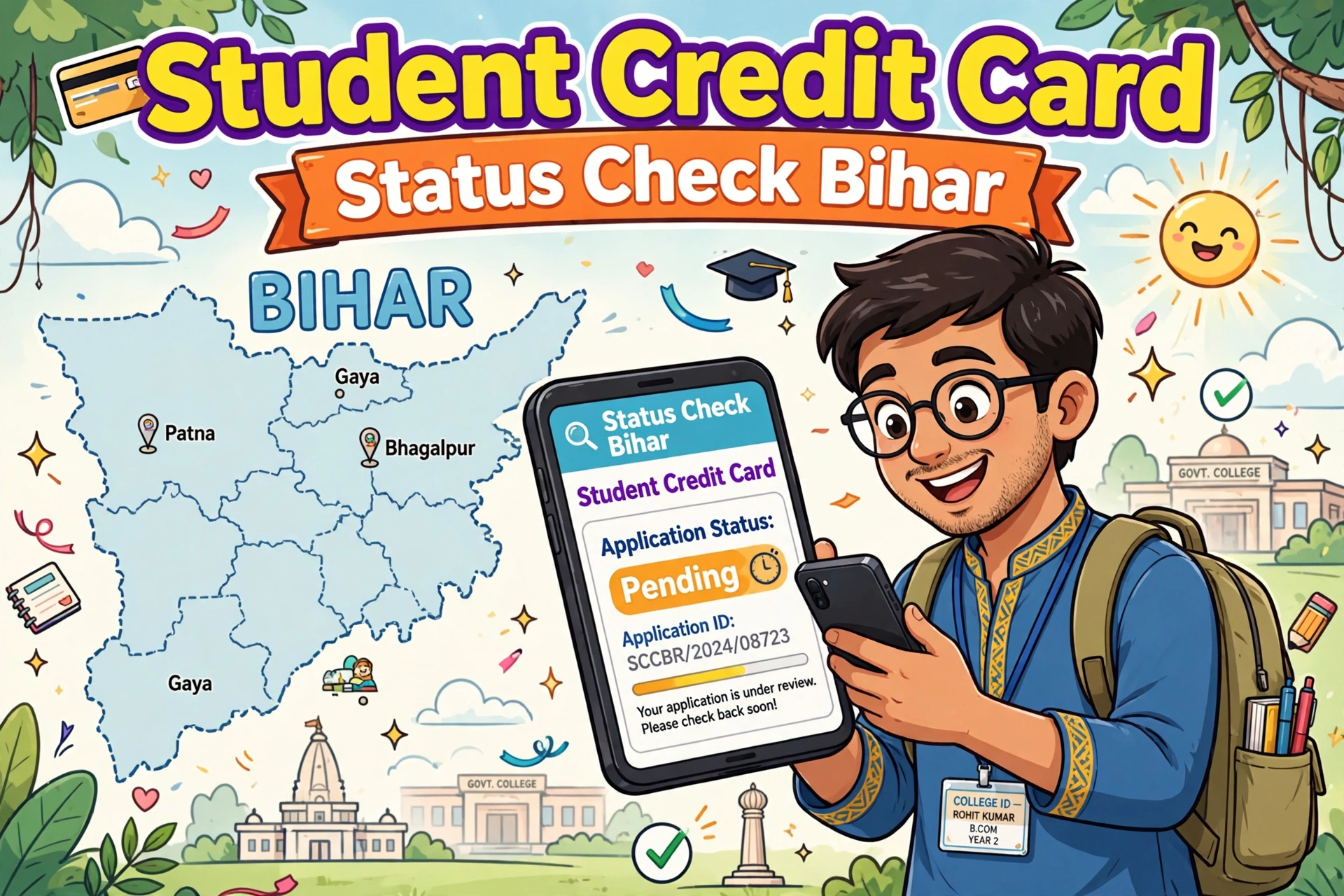 Student Credit Card Status Check Bihar