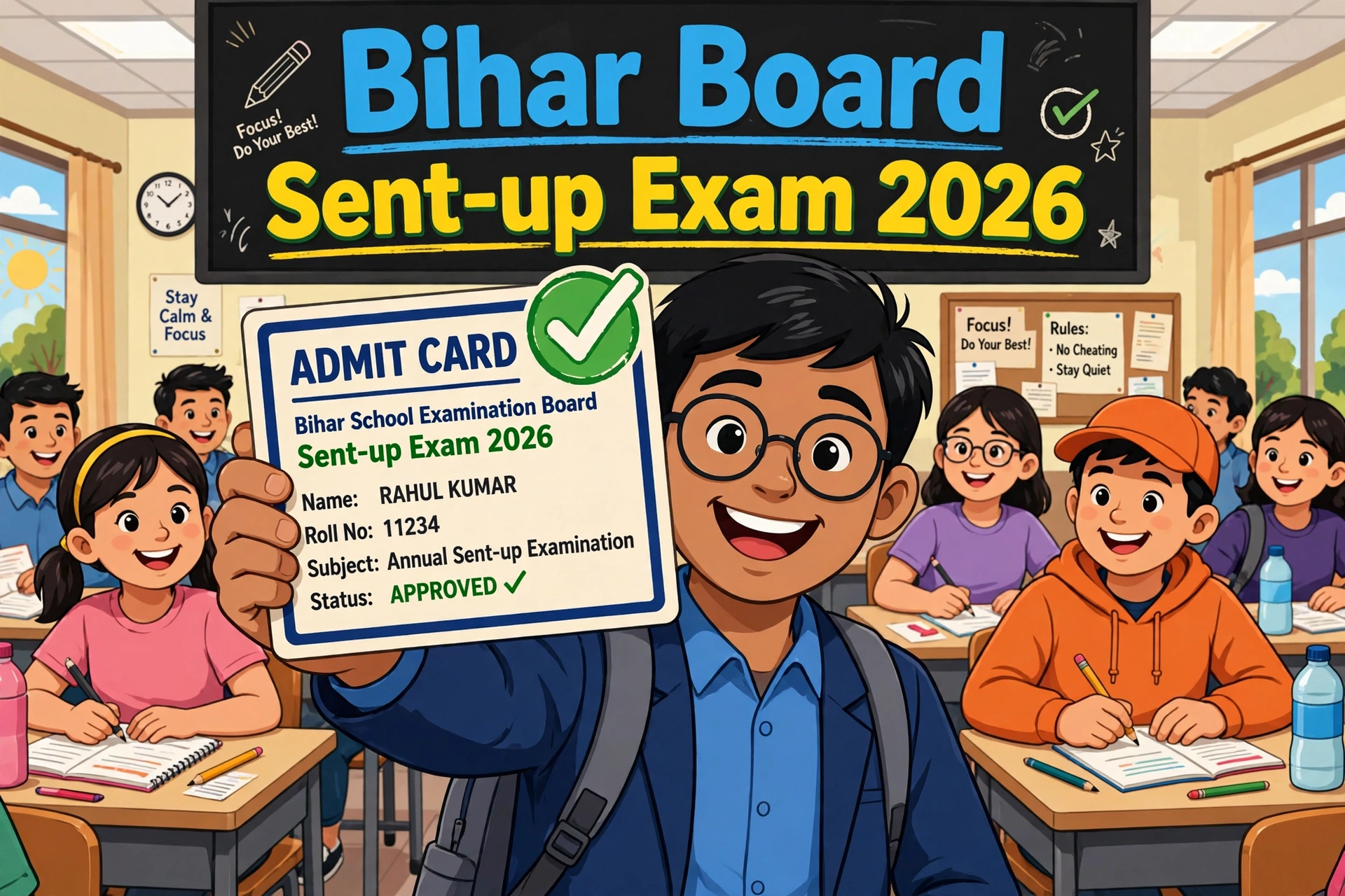 Bihar Board Sent-up Exam Admit Card