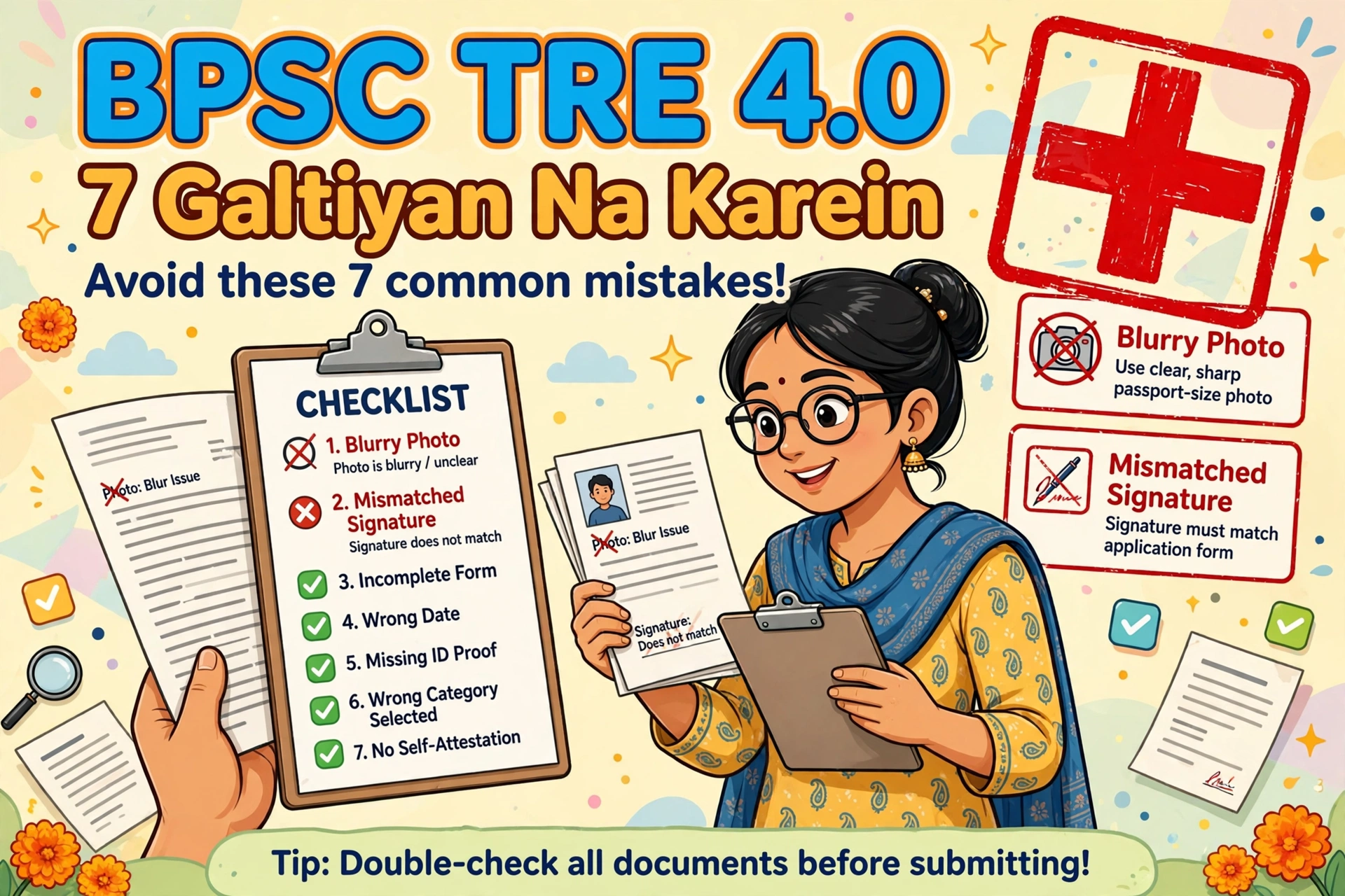 BPSC TRE 4.0 7 Galtiyan Na Karein