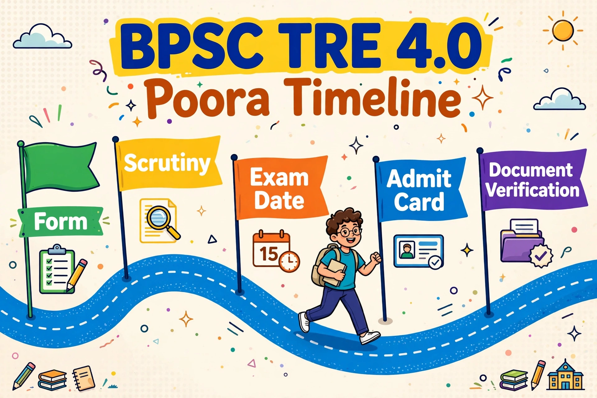 BPSC TRE 4.0 Poora Timeline
