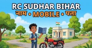 RC Me Naam Mobile Address Sudhar Bihar - Registration Certificate galti online sudharein