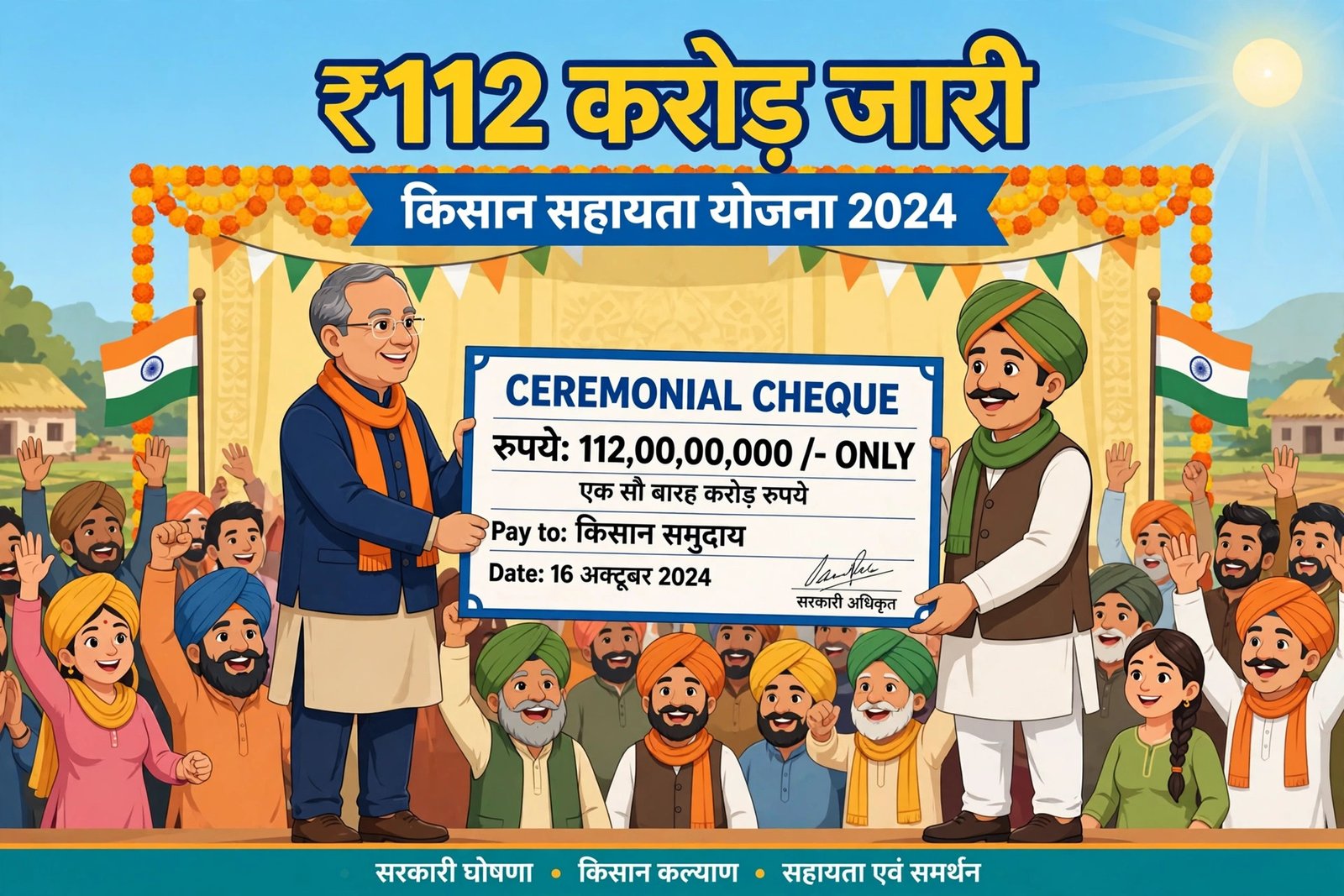 krishi input anudan vishesh abhiyan 22 october 2026