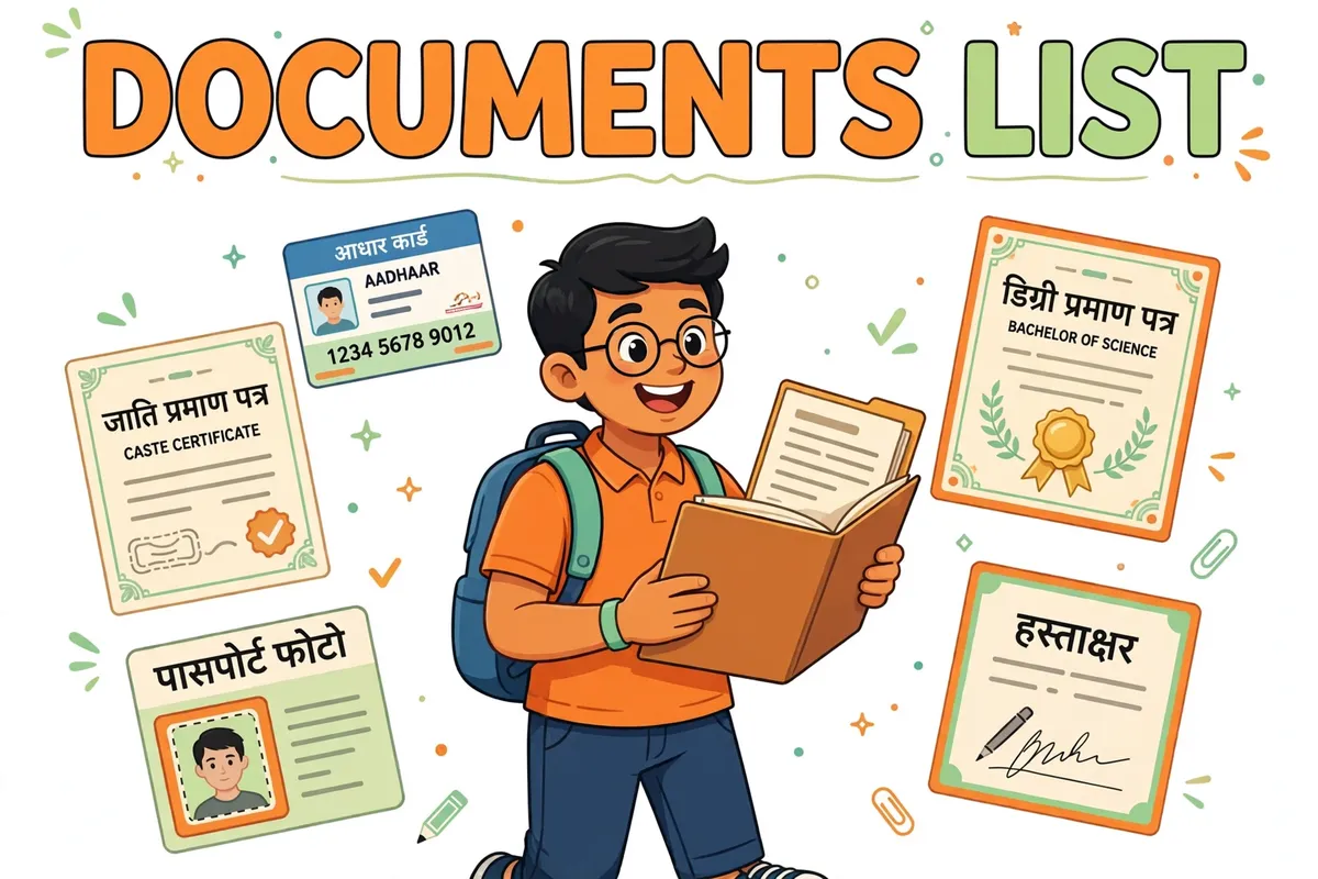 WCDC बिहार भर्ती 2026 के लिए ज़रूरी documents