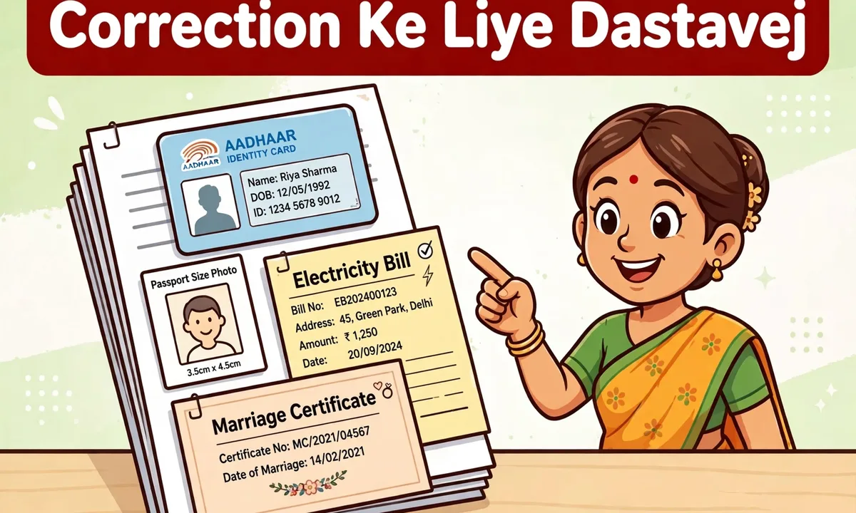 वोटर आईडी करेक्शन के लिए जरूरी दस्तावेज़