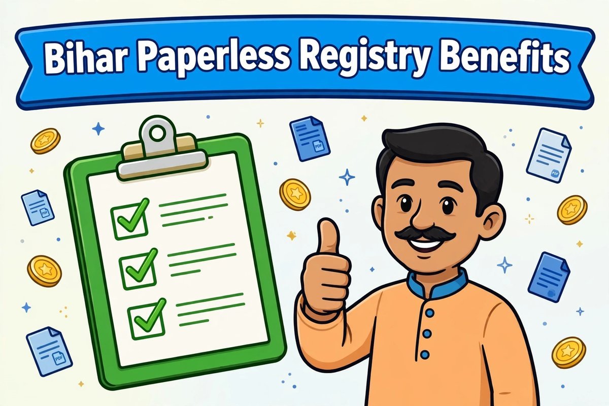 bihar paperless registry kaise kare