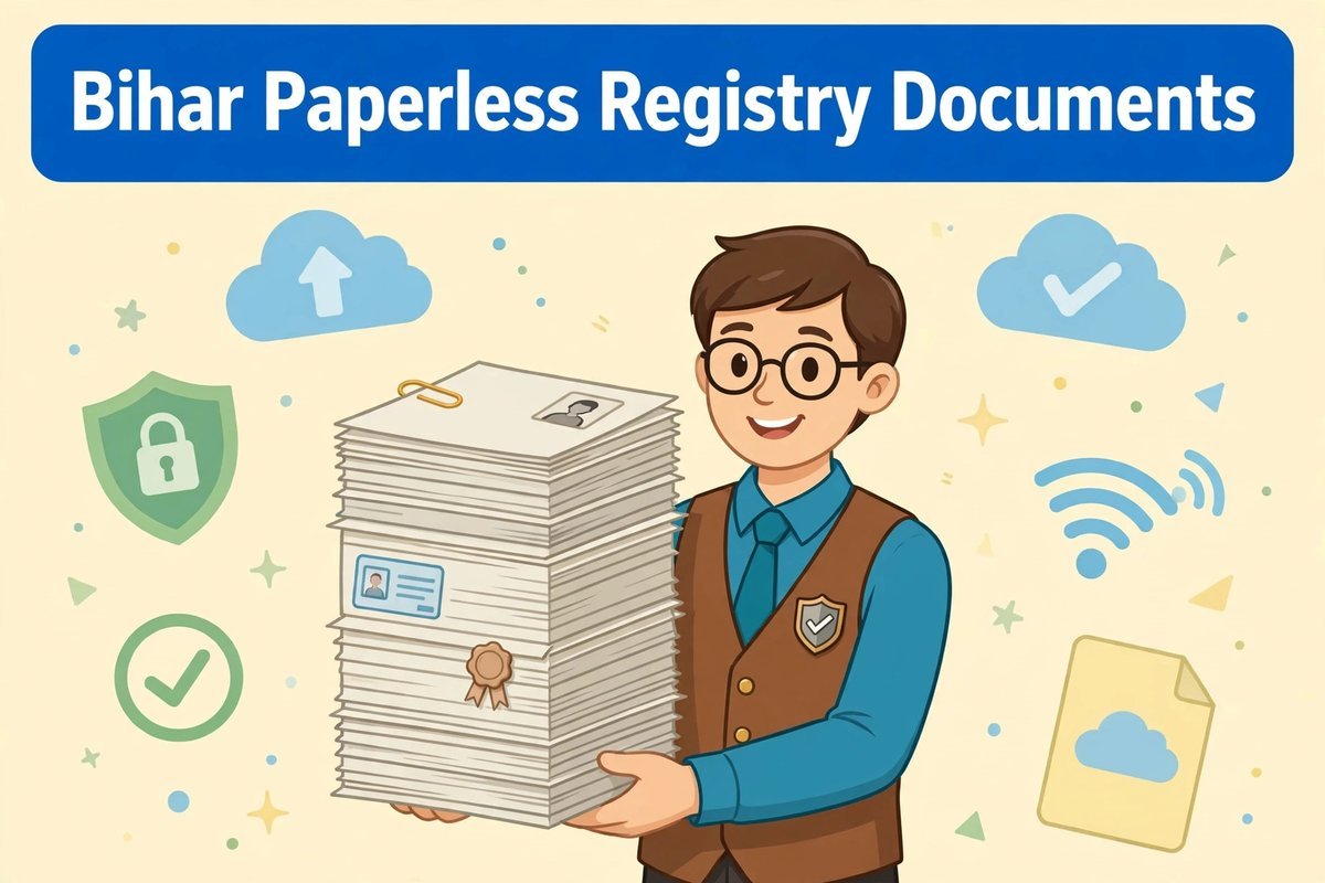 bihar paperless registry kaise kare