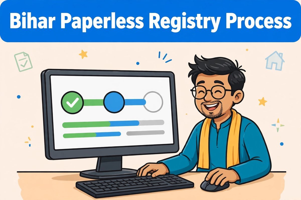 bihar paperless registry kaise kare
