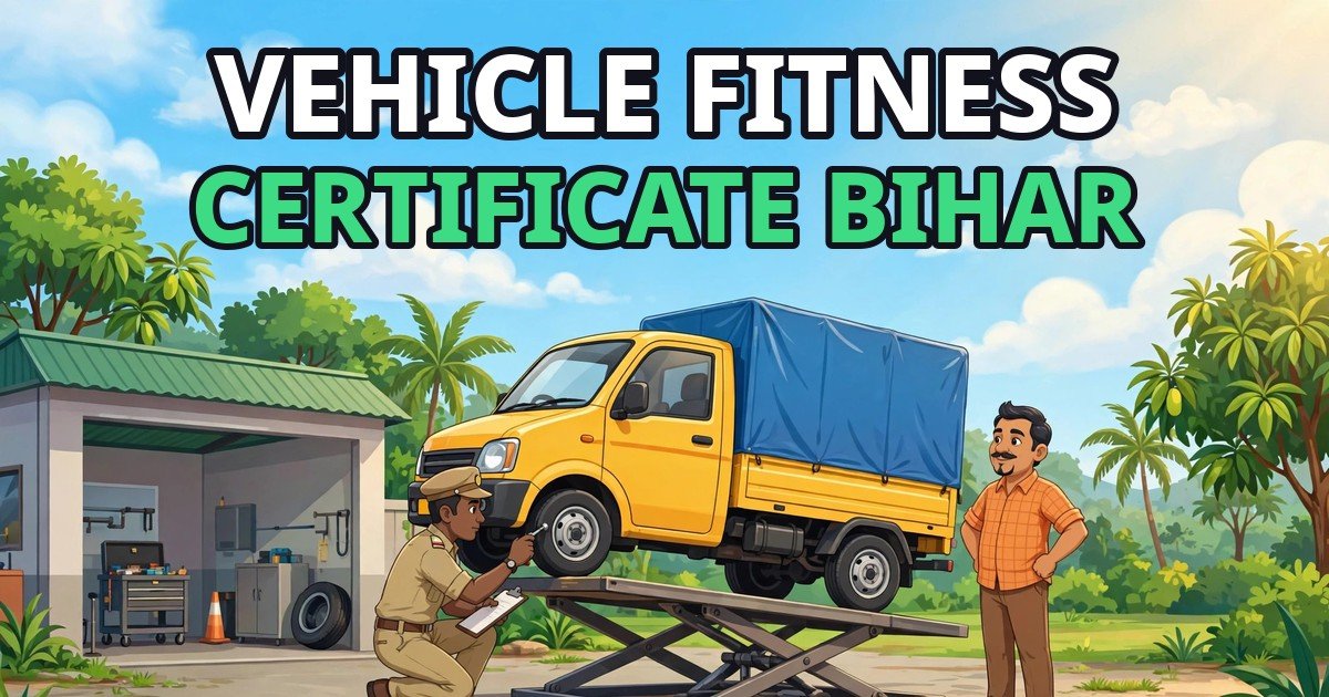 Vehicle Fitness Certificate Bihar: Gaadi Ki Fitness Online Apply aur Renewal, Prakriya aur Deri Par Jurmana