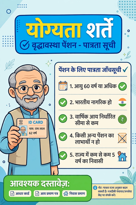 sspy vridha pension yogyata shartein hindi